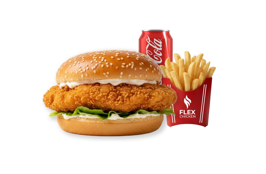 Chicken Fillet Burger Meal
