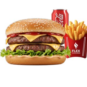 Flex Chicken half-pounder meal