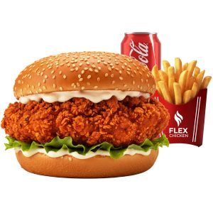 Spicy Chicken Burger Meal